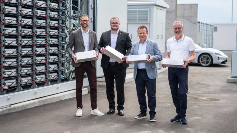 Porsche transforme des batteries usagées en solution innovante de stockage d'énergie