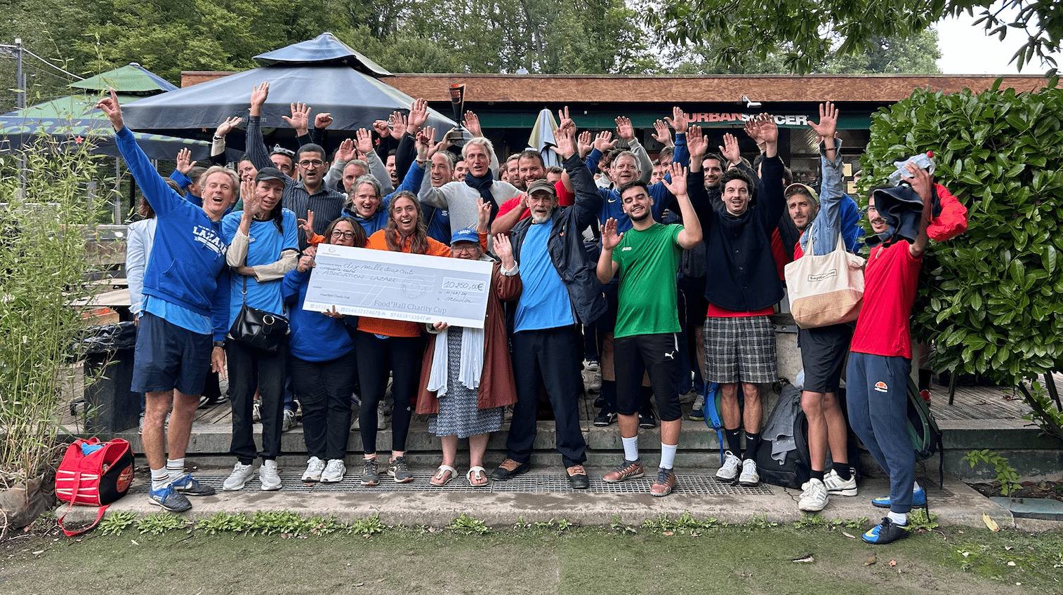 Food’Ball Charity Cup : 10.000 euros récoltés pour l'association Lazare